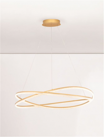 Lustra Nova Luce OPEHLIA 9186936 LED 68W 3000K 5637lm Brass Gold Aluminium   IP20 [6]