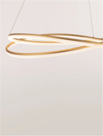 Lustra Nova Luce OPEHLIA 9186936 LED 68W 3000K 5637lm Brass Gold Aluminium   IP20 [8]