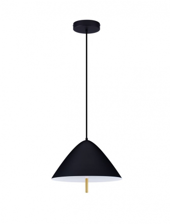 Lustre - Lustra Nova Luce OROS 9695288 Sandy Black Metal & Acrylic LED 17W 917lm 3000K IP20