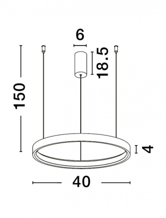 Lustra Nova Luce PERRINE 9345647 LED 22W 3000K 2552lm Brushed BroW n Coffee Aluminium & Silicone  Triac Dimmable IP20 [6]