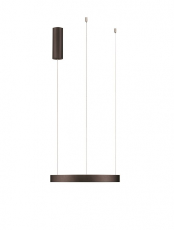 Lustra Nova Luce PERRINE 9345647 LED 22W 3000K 2552lm Brushed BroW n Coffee Aluminium & Silicone  Triac Dimmable IP20 [2]