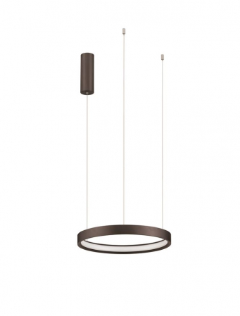 Lustra Nova Luce PERRINE 9345647 LED 22W 3000K 2552lm Brushed BroW n Coffee Aluminium & Silicone  Triac Dimmable IP20 [1]
