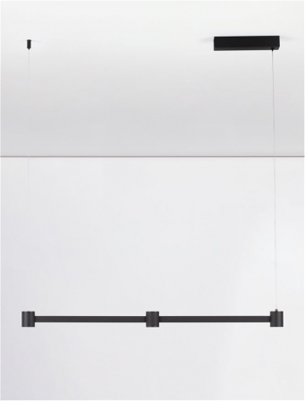 Lustra Nova Luce PUIZE 9002050 LED 21W 3000K 1665lm Sandy Black Aluminium  IP20 [4]