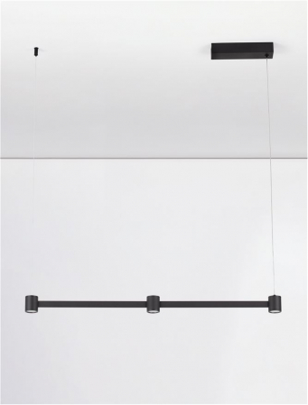 Lustra Nova Luce PUIZE 9002050 LED 21W 3000K 1665lm Sandy Black Aluminium  IP20 [3]