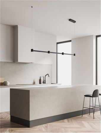 Lustre - Lustra Nova Luce PUIZE 9002051 LED 24W 3000K 2316lm Sandy White Aluminium   IP20