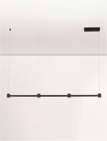 Lustra Nova Luce PUIZE 9002051 LED 24W 3000K 2316lm Sandy White Aluminium   IP20 [5]