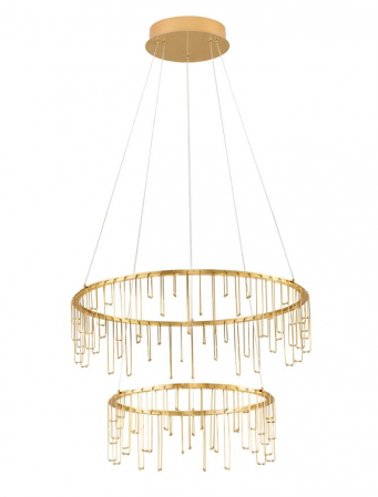 Moderne - Lustra Nova Luce STELLAR 9186968 LED 41W 3000K 3317lm Matt Brass Gold Copper Triac Dimmable IP20