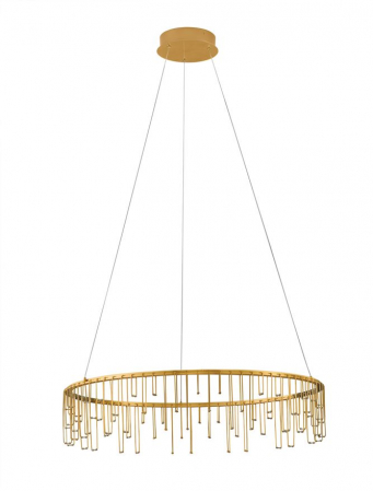 Moderne - Lustra Nova Luce STELLAR 9186976 LED 31W 3000K 2563lm Matt Brass Gold Copper Triac Dimmable IP20