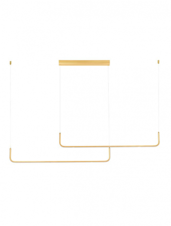 Lustra Nova Luce STRITA 9006089 LED 40W 3000K 2857lm Brush Gold Aluminium  Triac Dimmable IP20 [1]