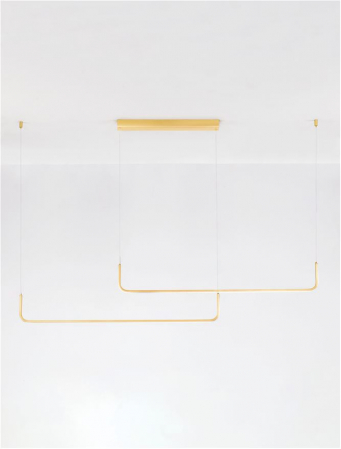 Lustra Nova Luce STRITA 9006089 LED 40W 3000K 2857lm Brush Gold Aluminium  Triac Dimmable IP20 [3]