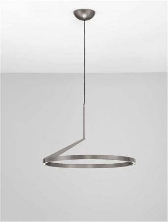 Lustra Nova Luce TILIA 9088139 Triac Dimmable Foggy Nickel Aluminium LED 31W 2210lm 2700K-3000K-4000K CCT IP20 [3]