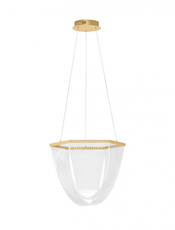 Lustra Nova Luce VALENTIN 9030636 LED 35W 3000K 2995lm Brass Gold Aluminium &Acrylic  Triac Dimmable IP20 [1]