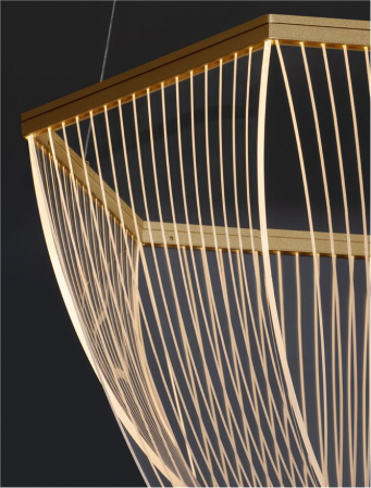 Lustra Nova Luce VALENTIN 9030636 LED 35W 3000K 2995lm Brass Gold Aluminium &Acrylic  Triac Dimmable IP20 [6]