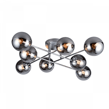 Lustre - Lustra OEM ANAMER E14  8x40W   Metal/Glass Chrome 860x860x200 IP20