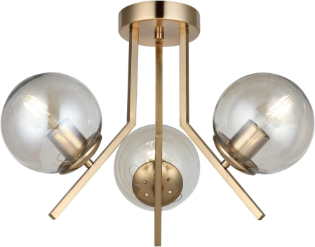 Lustre - Lustra 3 brate OEM LED E27 Metal+sticla 470x 470 x350 mm
