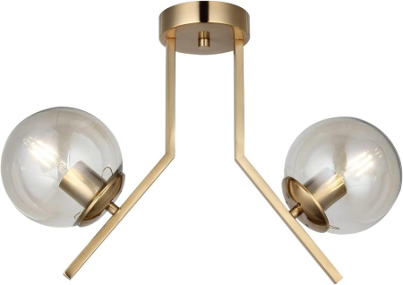Lustre - Lustra 2 brate OEM LED E27 Metal+sticla 500x 150 x350 mm
