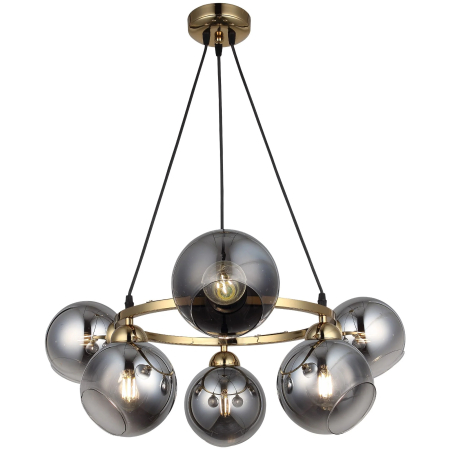 ILUMINAT - Lustra OEM LED E27 Metal+sticla D700x780 mm