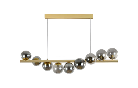ILUMINAT - Lustra OEM LED G9 Metal+sticla Gold Fume 300×L950×H750mm