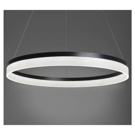 ILUMINAT - Lustra OEM LED integrat 33W CCT (3000K+4000K+6500K) Metal+Acril Black  600 x 600 x 1000mm