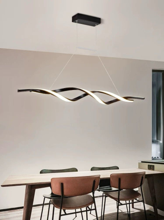 Lustra OEM LED integrat 60W 3000lm CCT (3000K+4000K+6500K) Metal+Acril L1100 X H1000MM [1]