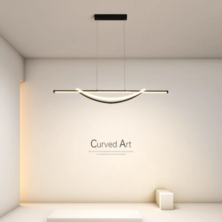 ILUMINAT - Lustra OEM LED integrat 92W 4500lm CCT (3000K+4000K+6500K) Metal+Acril Black 1000X1000X180MM
