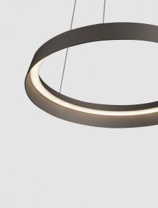 ILUMINAT - Lustra ORMI Nova Luce 9030520 LED 38 W, 2564 lm, 2700-3000K IP20 Champaign Brown