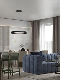 Lustra ORMI Nova Luce 9030522 LED 52 W, 3717 lm, 2700-3000K IP20 Sandy Black [1]