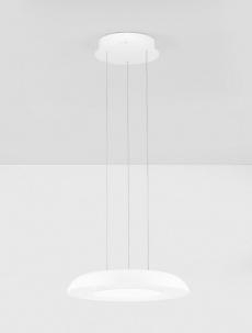 Lustre - Lustra Nova Luce EPOS 9345708 Triac Dimmable Sandy White Metal & Polycarbonate LED 24W 1208lm 2700K+4000K IP20