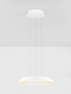 Lustra Nova Luce EPOS 9345708 Triac Dimmable Sandy White Metal & Polycarbonate LED 24W 1208lm 2700K+4000K IP20 [2]