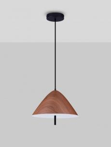 Lustre - Lustra Nova Luce OROS 9695290 Sandy Wooden Color Metal & Acrylic LED 17W 917lm 3000K IP20