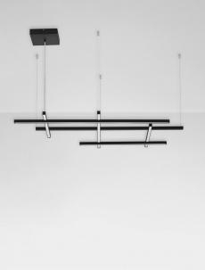 Lustre - Lustra PACE Nova Luce 9002056 LED 83 W, 4847 lm, 3000K IP20 Sandy Black