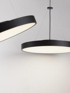 Lustre - Lustra PERFECT Nova Luce 9060200 LED 24 W , 2341 lm, 3000K IP20 Sandy Black