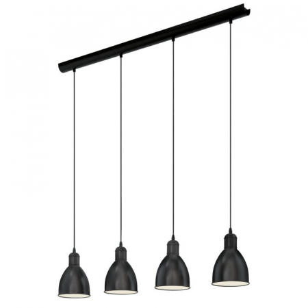 BLACK FRIDAY - Lustra PRIDDY 49466, E27 4x60W, Negru