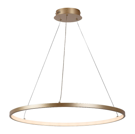 Lustre - Lustra Rabalux Beliza LED 55W 4100lm 3000K metal silicon auriu alb IP20