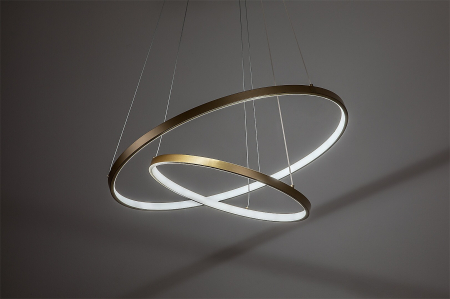 Lustra Rabalux Beliza LED 75W 6100lm 3000-6500K metal silicon auriu alb IP20 [5]