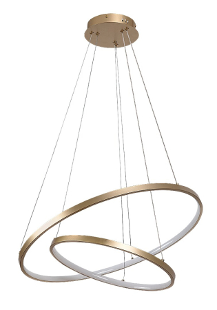 Lustra Rabalux Beliza LED 75W 6100lm 3000-6500K metal silicon auriu alb IP20 [1]