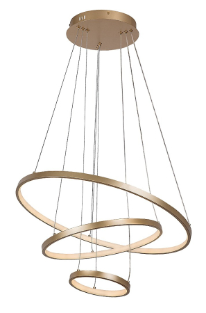 ILUMINAT INTERIOR - Lustra Rabalux Beliza LED 90W 7200lm 3000-6500 metal gold stil  230V, 50Hz IP20 72349