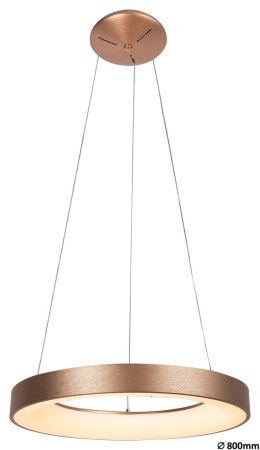 Lustre - Lustra Rabalux Carmella LED 80W 6335lm 4000K metal acril auriu alb IP20