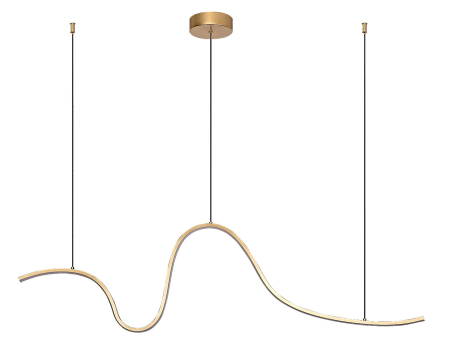 Lustra Rabalux Cobria LED 20W 1600lm 3000K metal gold stil contemporan, IP20 72404 [1]