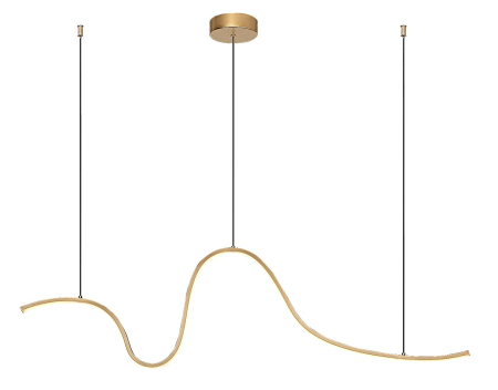 Moderne - Lustra Rabalux Cobria LED 20W 1600lm 3000K metal gold stil contemporan, IP20 72404