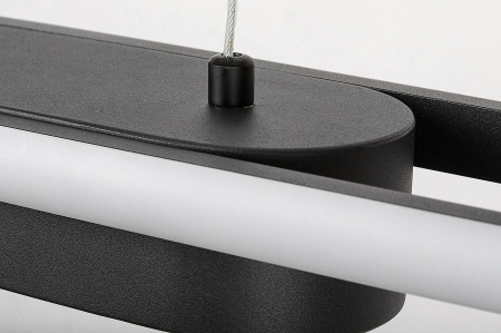 Lustra Rabalux Contessa LED 48W 2550lm 4000K metal plastic negru alb IP20 [3]