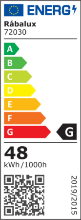 Lustra Rabalux Contessa LED 48W 2550lm 4000K metal plastic negru alb IP20 [4]