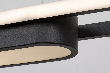 Lustra Rabalux Contessa LED 48W 2550lm 4000K metal plastic negru alb IP20 [2]