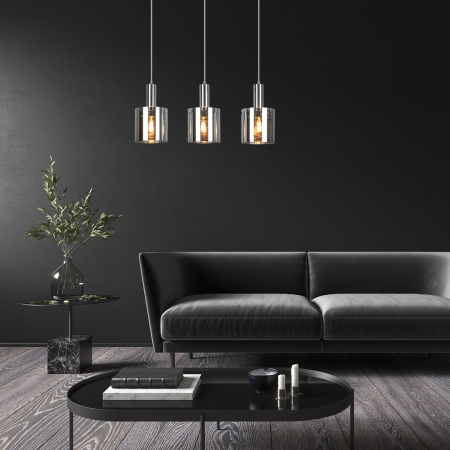 Lustra Rabalux Donati E27 E27 3x MAX 60W   metal chrome stil modern 230V, 50Hz IP20 5250 [3]