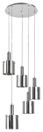 Lustra Rabalux Donati E27 E27 5x MAX 60W   metal chrome stil modern 230V, 50Hz IP20 5251 [1]
