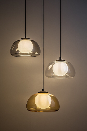 Lustra Rabalux Elowen G9 3x MAX 5W  metal sticlă negru IP20 [2]