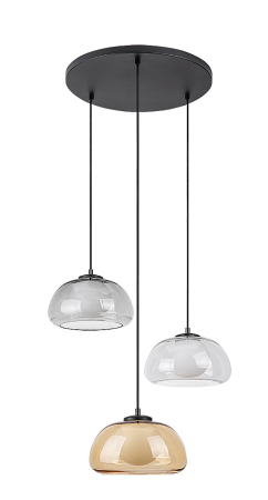 Lustra Rabalux Elowen G9 G9 3x MAX 5W metal black stil modern, IP20 72276 [1]