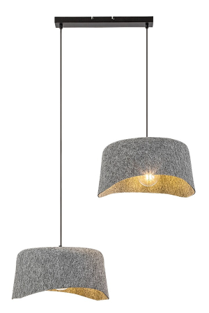ILUMINAT INTERIOR - Lustra Rabalux Farelia E27 E27 2x MAX 10W   metal black stil modern 230V, 50Hz IP20 72190