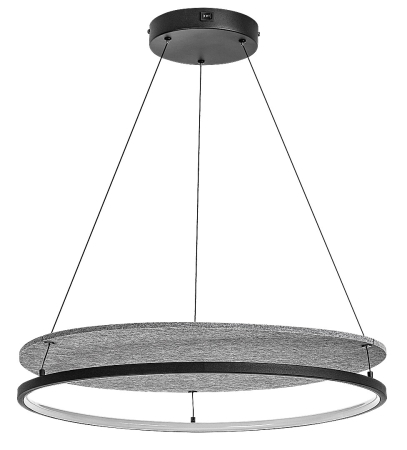 Lustra Rabalux Farenzo LED 40W 2000lm 3000, 4000 metal/ fetru black stil modern 230V, 50Hz IP20 72032 [1]
