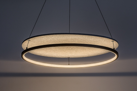 Lustra Rabalux Farenzo LED 40W 2000lm 3000, 4000 metal/ fetru black stil modern 230V, 50Hz IP20 72032 [2]